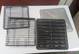Ronco Showtime Rotisserie Set Wire Basket Fish Rib Basket Catch Tray - Picture 1 of 4