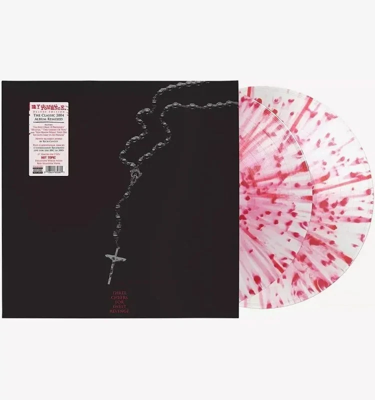 My Chemical Romance Three Cheers For Sweet Revenge Red Clear Splatter Lp  Sealed Foto 1 de 1