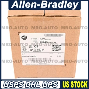 Allen-Bradley 22D D4P0N104 AB 22D-D4P0N104 PowerFlex 40P AC Drive US 22DD4P0N104 - Picture 1 of 5