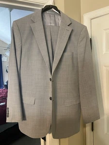 Herren hellgrau 3 Teiler Anzug Yoosuitan Sakko Weste Hose - Bild 1 von 4