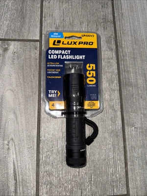 LUX.PRO LuxPro LP600V3 Bright 550 Lumen LED Handheld Flashlight (NEW)