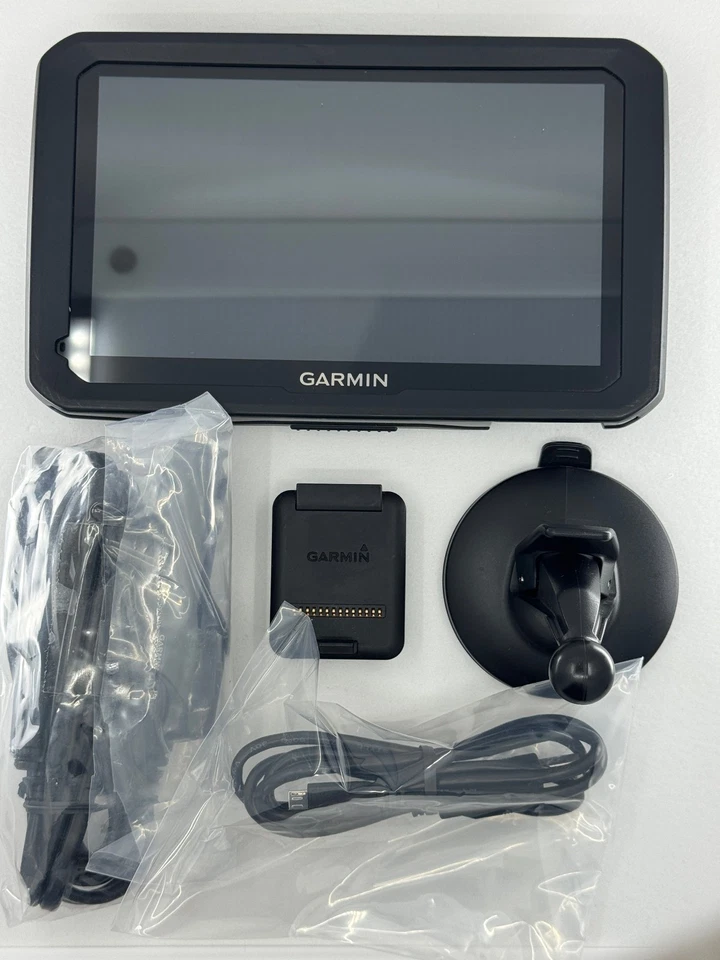 Garmin dezl 770LM 7-inch Truck GPS Navigator System w/ Mount & Power Cord Bundle - Image 1 of 1