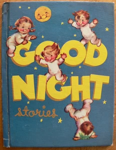 Vintage A Blue Bird Book ~ GOOD NIGHT STORIES by Edith Lowe ~ Great! - Bild 1 von 19