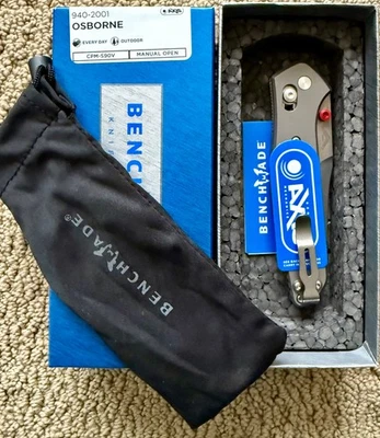 RARO Nuevo En Caja Hecho en Banco Osborne 940-2001 Titanio, Edición Limitada Foto 1 de 4