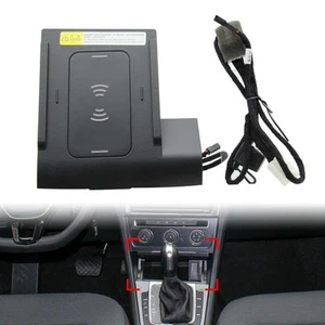 Bezprzewodowa ładowarka Phone Szybkie ładowanie Pad do Volkswagen Golf MK7 2014 -2019 - Zdjęcie 1 z 9