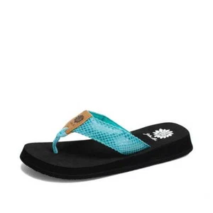 Yellow Box Faya türkisfarbene Damen-Flip-Flops Sandalen - Bild 1 von 5