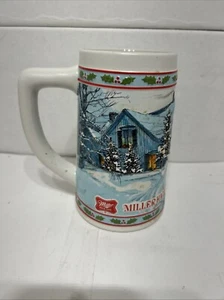 Vintage Miller High Life Collector Series Holiday Christmas Beer Mug Stein - Picture 1 of 4