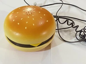 Nowość Hamburger Telefon Cheeseburger Dom Desktop Telefon przewodowy Burger Prezent - Zdjęcie 1 z 3