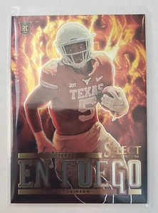 2023 Panini Select Draft Picks Bijan Robinson #EF-BR En Fuego - Picture 1 of 2