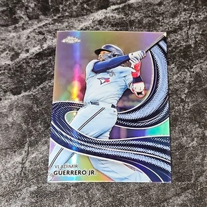 2024 TOPPS CHROME BASEBALL VLADIMIR GUERRERO JR STROKES SILVER D1 - Picture 1 of 2