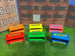HO Scale Model Train Circus Carnival Game Booths -  Includes Six Stands - Picture 1 of 8