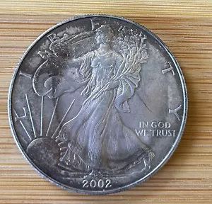 2002 Silver eagle Coin 1 Oz - Picture 1 of 4