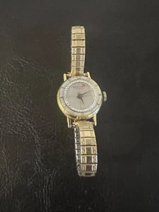 Vintage Brichot 17 Jewel Swiss Made Running Kaleidoscope Watch - Picture 1 of 10
