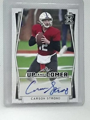 Carson Strong 2022 Leaf Holiday Packs Up-And-Comer - AUTO #UC-CS1 - Nevada - Image 1 of 2