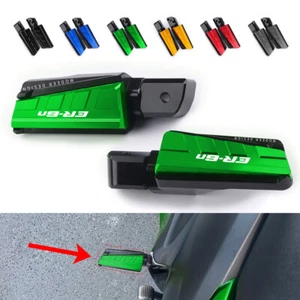 For KAWASAKI ER-6N ER6F ER6N ER-6F ER 6N Foot Pegs Passenger Footpeg Footrest - Picture 1 of 34