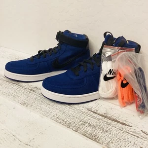STUSSY X NIKE Men Vandal High Sneakers DX5425 400 SZ Men 6.5 Women 8 - Picture 1 of 11