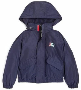 Burberry NAVY EASTON WINDBREAKER JACKET W/ HOOD SIZE 12Y - LITTLE KID, BIG KID - Picture 1 of 12