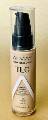 Almay Truly Lasting Color 16 Hour Foundation Makeup, Ivory 120, 1 fl oz - Image 1 of 2