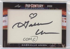 2021 Leaf Metal Pop Century Cut Signatures Gabrielle Union #PCC-GU1 Auto 0z5