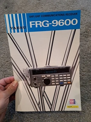 Vintage Yaesu FRG-9600 VHF/UHF Communications Receiver Sales Brochure - Image 1 of 4