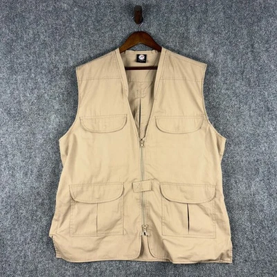 Rothco Combat Tested Since 1953 Workwear Utility Vest Khaki Tan Large L - Image 1 of 4