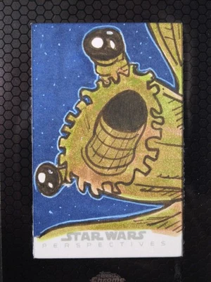2014 Topps Star Wars Perspectives Sketch Card 1/1 Jason ? SW2 - Image 1 of 3