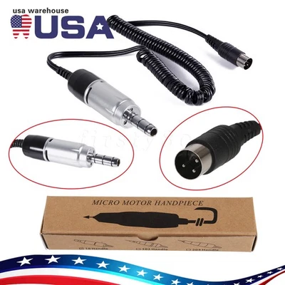 Micromotor eléctrico dental 35K RPM fuerte 108E cepillo pieza de mano tipo E Foto 1 de 4
