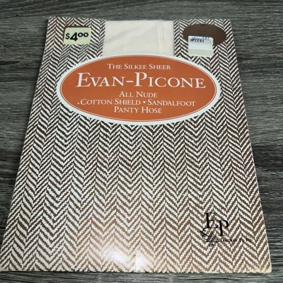 De Colección Evan-Picone Silkee Transparente Nuevo Largo Shell Sandalio Panty Manguera Pequeña #181 Foto 1 de 4