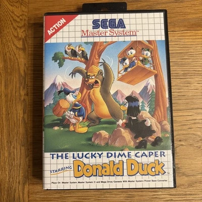 Vintage Sega Master System Game Unplayed The Lucky Dime Caper Donald Duck Action - Image 1 of 4
