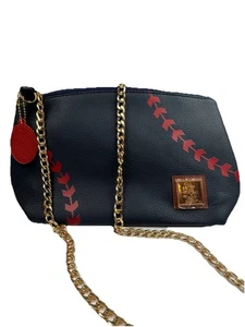 Borsa a tracolla St. Louis Cardinals con catena oro MLB Baseball - Foto 1 di 12