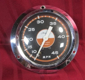AIRGUIDE SPEEDOMETER NAVAGATION CHROME HEAVY WEIGHT VINTAGE 1968 4788 ANTIQUE - Picture 1 of 3
