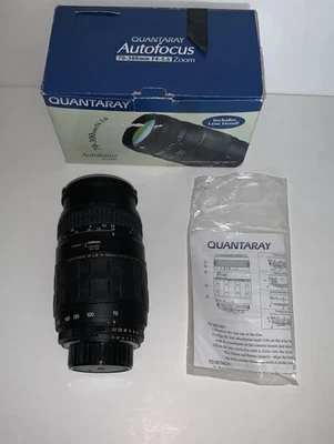 Quantaray Nikon AF 70-300mm F4-5.6 Autofocus Zoom Macro Zoom Lens - Image 1 of 4