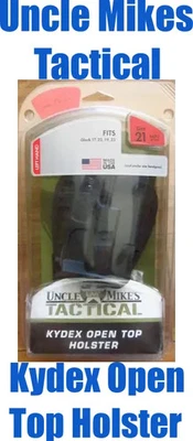 UNCLE MIKE'S TACTICAL OPEN TOP KYDEX HOLSTER 54212 Size 21 Left Hand - Image 1 of 4