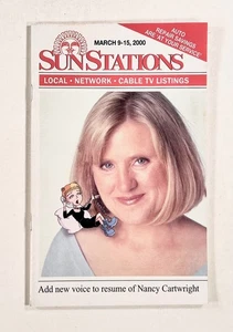 2000 Mar 9-15 SUNSTATIONS regional tv guide CLEVELAND AREA Nancy Cartwright {a} - Picture 1 of 5