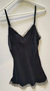 Old Navy Medium Black Silk Camisole - Picture 1 of 6