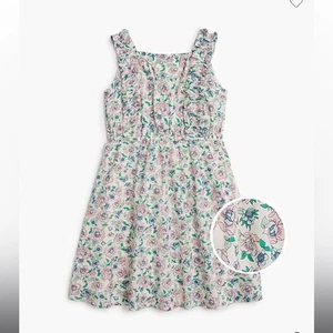 Crewcuts Girls' floral ruffle-strap dress 12 - Picture 1 of 7