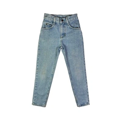 Jeans Lee Kids 6 ajustados azules vintage años 80 cremallera mosca 100 % algodón hechos en unión Foto 1 de 4