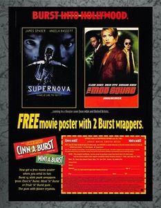 CINN-A-Burst COMO NUEVO A Burst Supernova The Mod Squad 1999 arte publicitario impreso vintage - Imagen 1 de 1