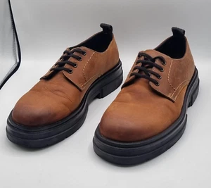 Scarpe basse uomo Zara marroni, numero 44, suola in gomma robusta, look casual - Foto 1 di 8