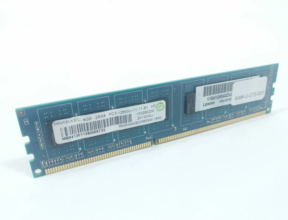 Ramaxel RMR5040ED58E9W-1600 4GB PC3-12800 DDR3-1600 240-Pin Desktop PC RAM - Image 1 of 1