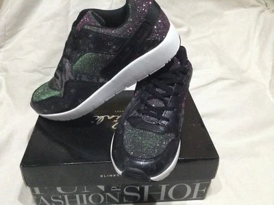 Blink by Bronx Women's trainers sparkle pewter/pink new boxed uk 8 — 第 1/4 张图片