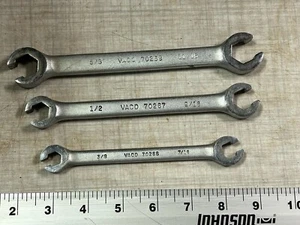 Vaco Double End Flare Nut Wrench Set , 6 Point, 3 Pc - Picture 1 of 2
