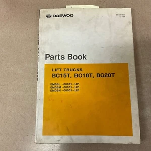 Daewoo BC15T BC18T BC20T MANUAL DE PIEZAS LIBRO LISTA GUÍA CARRETILLA ELEVADORA - Imagen 1 de 4