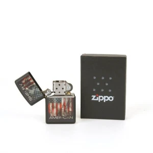 Shelby American Flag W/ Super Snake Black Zippo Lighter - Ford Mustang GT500 SVT - Picture 1 of 5