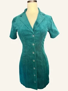 Rolla’s Franchise Cord Stretch Kurier Waldgrün Kleid Gr. 8/Small - Bild 1 von 5