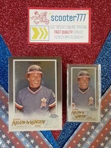 2020 Topps Allen & Ginter "CHROME"~#10 ⭐ROD CAREW⭐《Base & MINI》ANGELS/TWINS HOF