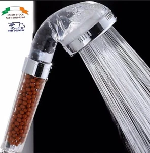 Shower Head 400% High Turbo Pressure Hand held High Pressure Filter 1 modes - Imagen 1 de 8