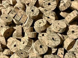Korkringe 36 Wellen Maser #2, 1 1/4" x 1/2" x 1/4" Loch - Bild 1 von 2