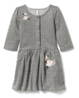 NWT Janie and jack EMBROIDERED FLORAL DRESS SIZE 18-24m 2T 3 8