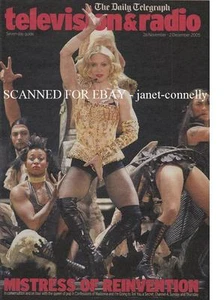 MADONNA MISTRESS OF REINVENTION TELEVISION & RADIO MAGAZINE (26 Nov-2 Dec 2005) - Picture 1 of 1